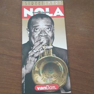 vanDam Streetsmart New Orleans laminated fold map